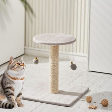 Natural sisal rope cat scratching post with sturdy base
