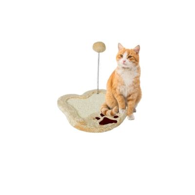 Eden & Willow Cat Paw Scratching Pad with Spring Toy and Bouncy Ball